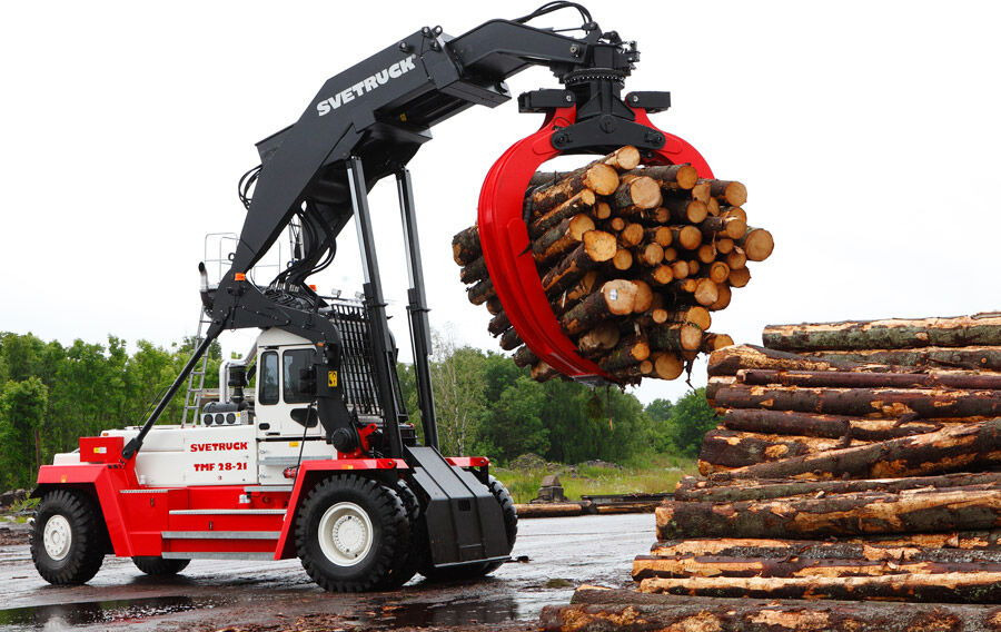 SVETRUCK Svetruck TMF 12/9 HB / 1 Owner / Elme Spreader / Wood LOG A RM - Reach stacker: picture 3 SVETRUCK Svetruck TMF 12/9 HB / 1 Owner / Elme Spreader / Wood LOG A RM - Reach stacker: picture 3