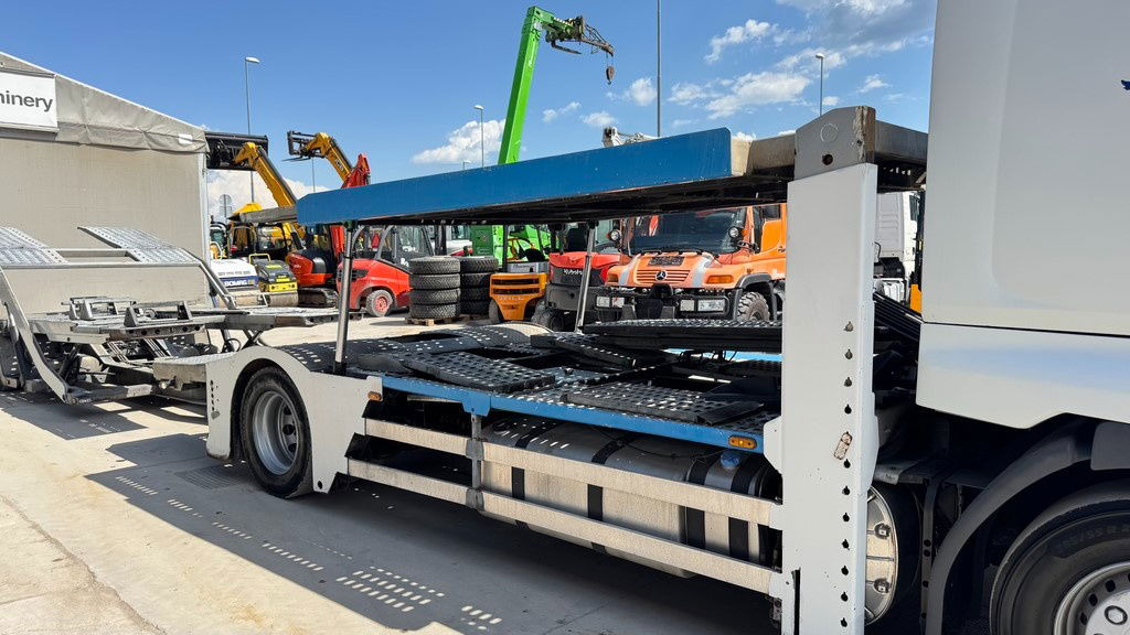 Autotransporter truck Renault Premium 460 4x2 LKW transporter + rolfo trailer: picture 17