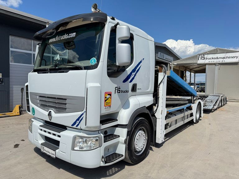 Renault Premium 460 4x2 LKW transporter + rolfo trailer - Autotransporter truck: picture 1 Renault Premium 460 4x2 LKW transporter + rolfo trailer - Autotransporter truck: picture 1