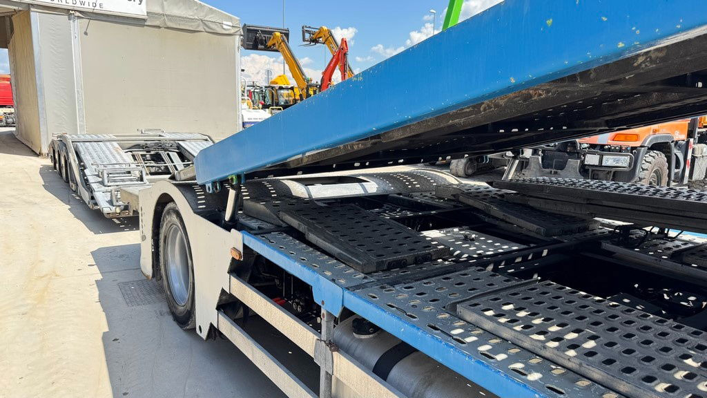 Autotransporter truck Renault Premium 460 4x2 LKW transporter + rolfo trailer: picture 6