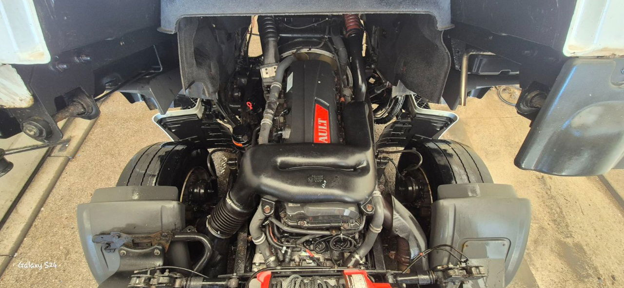 Autotransporter truck Renault Premium 460 4x2 LKW transporter + rolfo trailer: picture 26