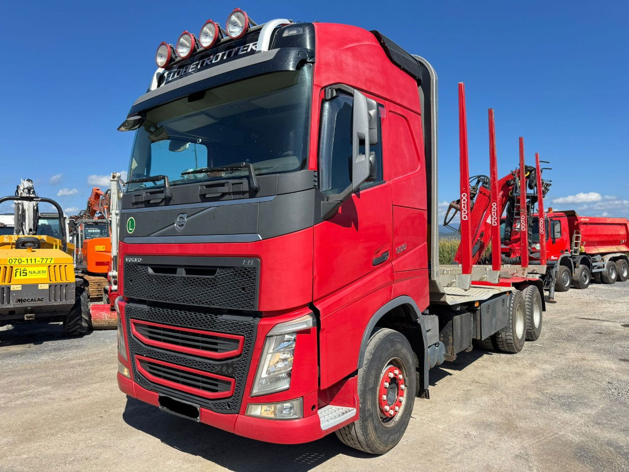 Volvo FH 500 6x4 forest truck - Epsilon 110Z - scissors 2013 - forest truck - 6x4 - EU truck - Container transporter/ Swap body truck: picture 1 Volvo FH 500 6x4 forest truck - Epsilon 110Z - scissors 2013 - forest truck - 6x4 - EU truck - Container transporter/ Swap body truck: picture 1