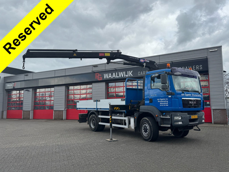 MAN TGM 18-290 4x4 Kraan met Open laadbak Nieuwe APK 20-8-2026 - Crane truck: picture 1 MAN TGM 18-290 4x4 Kraan met Open laadbak Nieuwe APK 20-8-2026 - Crane truck: picture 1