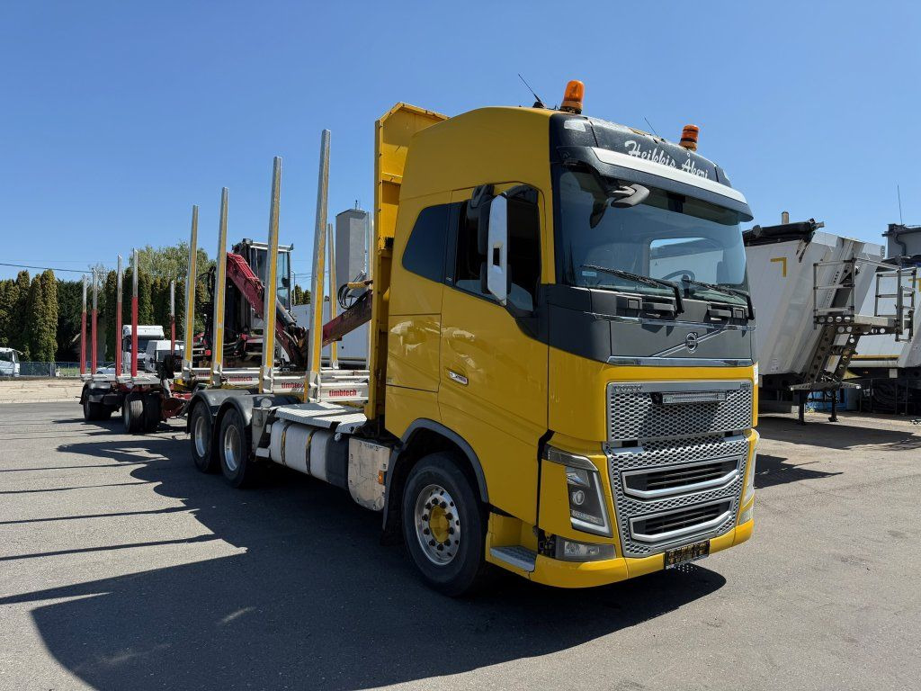 Volvo FH 16 750 6x4 + Fliegl - Timber truck, Crane truck: picture 2 Volvo FH 16 750 6x4 + Fliegl - Timber truck, Crane truck: picture 2