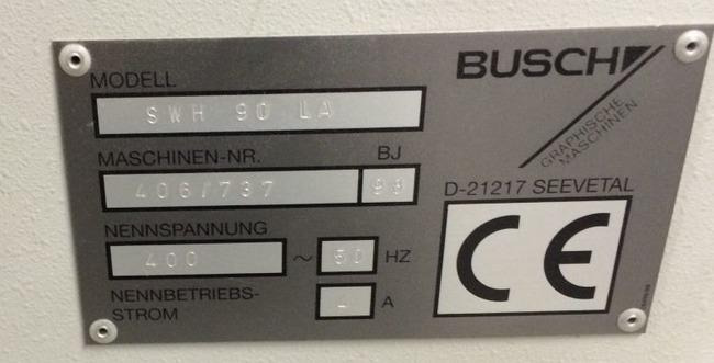 Busch SWH 90 LA pile turner - Printing machinery: picture 4 Busch SWH 90 LA pile turner - Printing machinery: picture 4