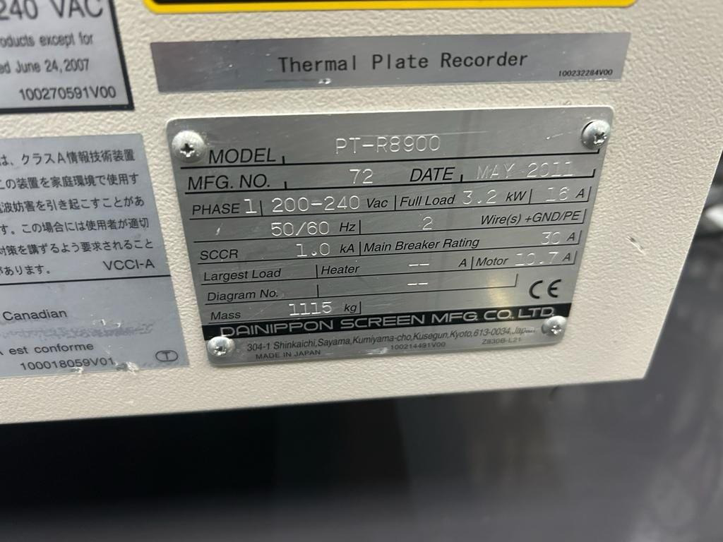 HighSpeed thermal CTP Agfa Avalon N8-60 with MAL, Apogee Rip and Nela Autopunch - Printing machinery: picture 5 HighSpeed thermal CTP Agfa Avalon N8-60 with MAL, Apogee Rip and Nela Autopunch - Printing machinery: picture 5