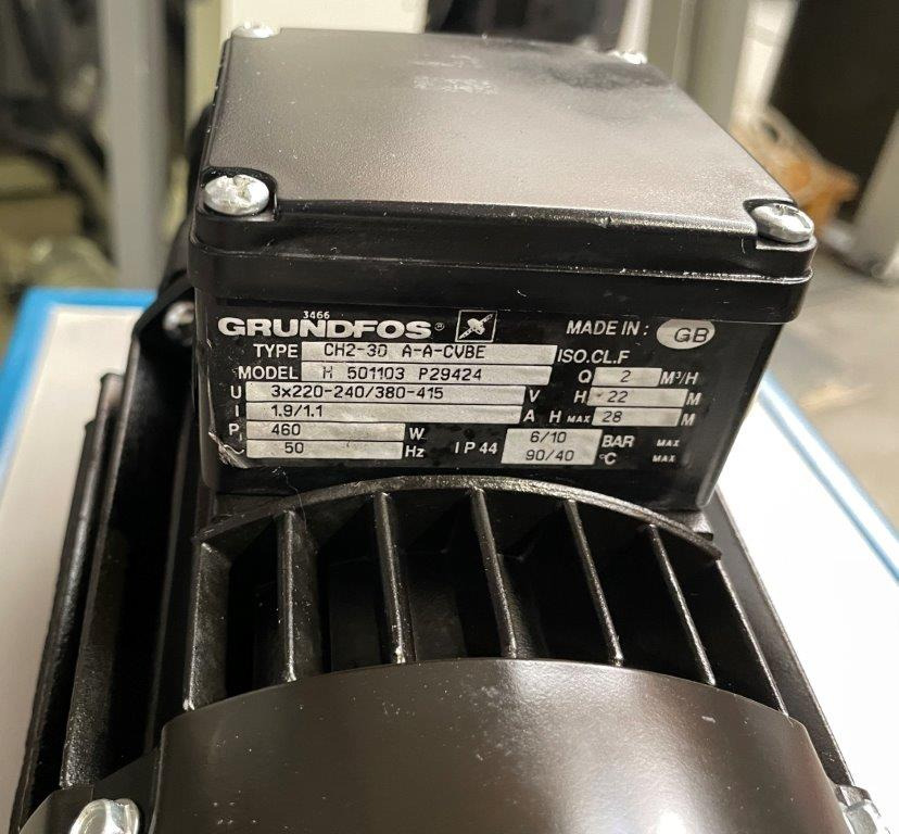 Horizontal multistage end-suction pump Grundfos CH2-30 A-A-CVBE - Industrial equipment: picture 2 Horizontal multistage end-suction pump Grundfos CH2-30 A-A-CVBE - Industrial equipment: picture 2