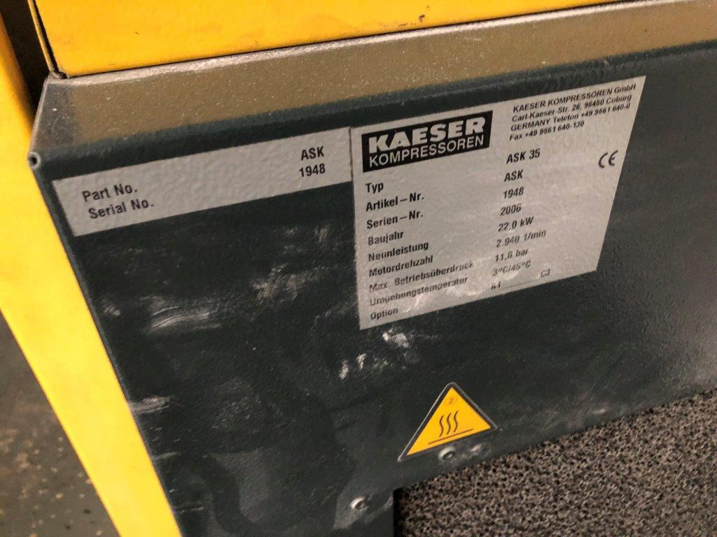 Kaeser ASK 35 compressor unit - Air compressor: picture 2 Kaeser ASK 35 compressor unit - Air compressor: picture 2