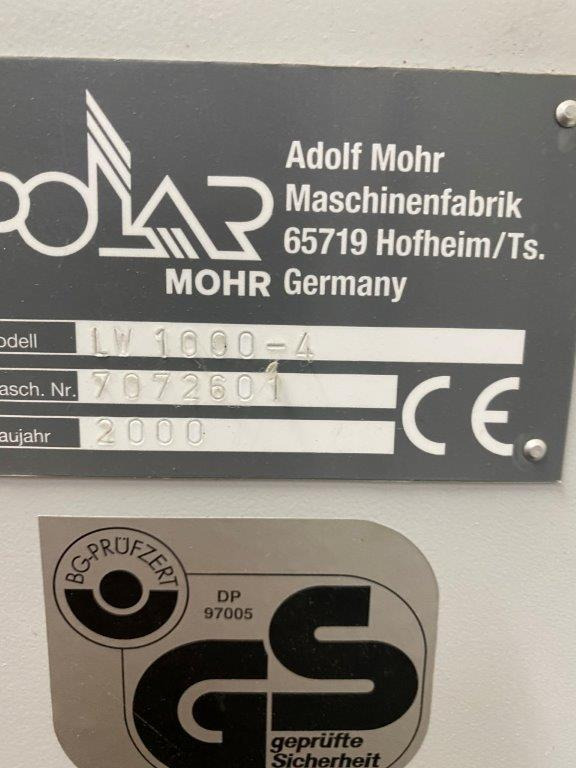 Leasing of  Large sized cutting system Polar 137 XT-AT with stacking lifter, automatic vibrator, scale and optional unloader Large sized cutting system Polar 137 XT-AT with stacking lifter, automatic vibrator, scale and optional unloader: picture 10