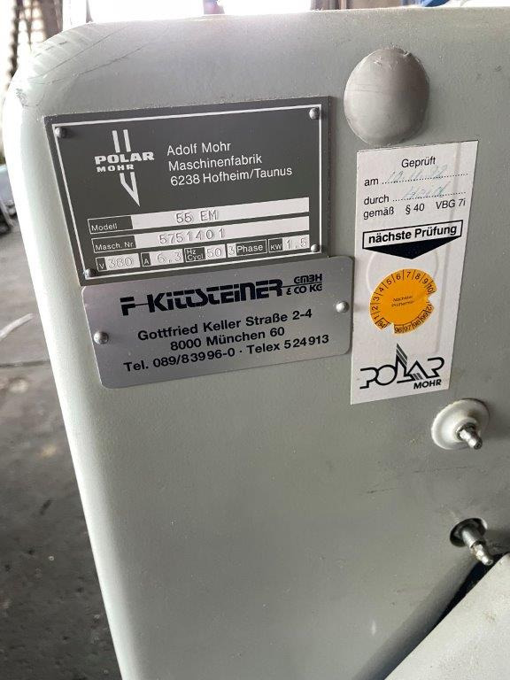 POLAR 55 EM cutting machine - Paper cutting machine: picture 2 POLAR 55 EM cutting machine - Paper cutting machine: picture 2