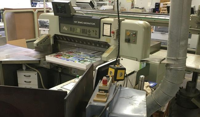 Polar Mohr 137 EM-MON cutting line - Paper cutting machine: picture 2 Polar Mohr 137 EM-MON cutting line - Paper cutting machine: picture 2