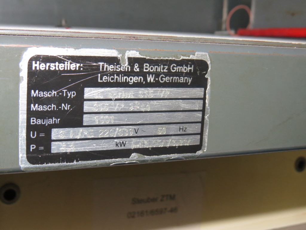 Theisen & Bonitz TB Sprint 315 VP gathering machine - Printing machinery: picture 3 Theisen & Bonitz TB Sprint 315 VP gathering machine - Printing machinery: picture 3