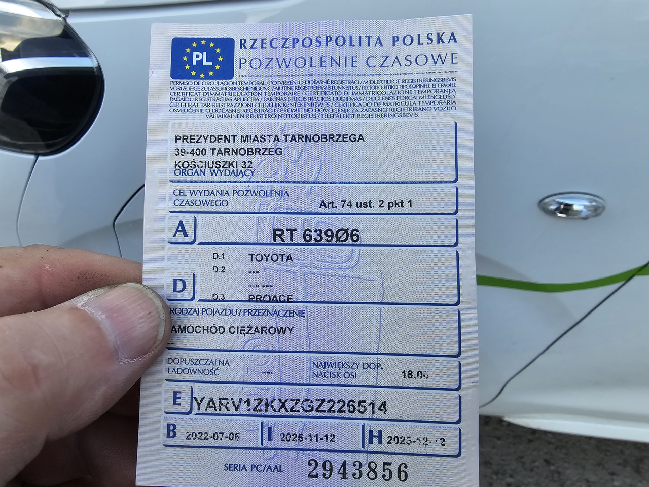 Small van, Electric van TOYOTA PROACE LONG ELECTRIC 75 KWH KLIMA NAVI KAMERA: picture 19 Small van, Electric van TOYOTA PROACE LONG ELECTRIC 75 KWH KLIMA NAVI KAMERA: picture 19