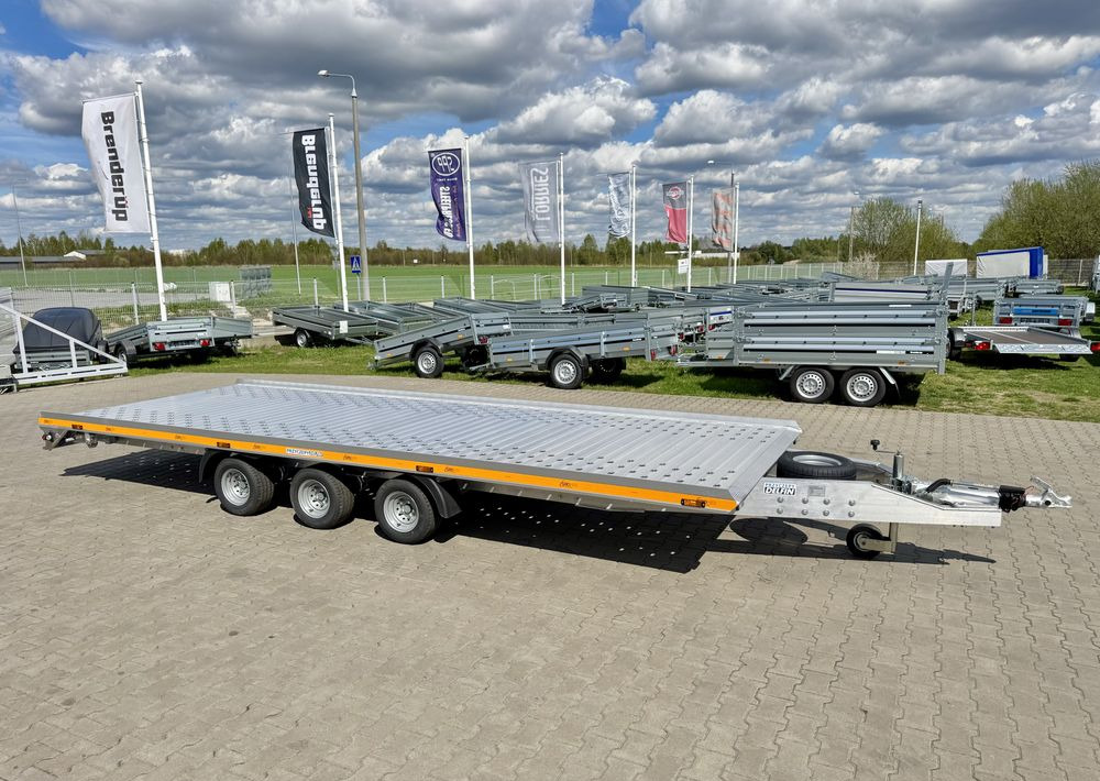 GROMEX L3-3500-6 | 600 x 210 cm / 3500 kg / lampy LED / koło zapasowe / najazdy ALU - Autotransporter trailer: picture 1 GROMEX L3-3500-6 | 600 x 210 cm / 3500 kg / lampy LED / koło zapasowe / najazdy ALU - Autotransporter trailer: picture 1