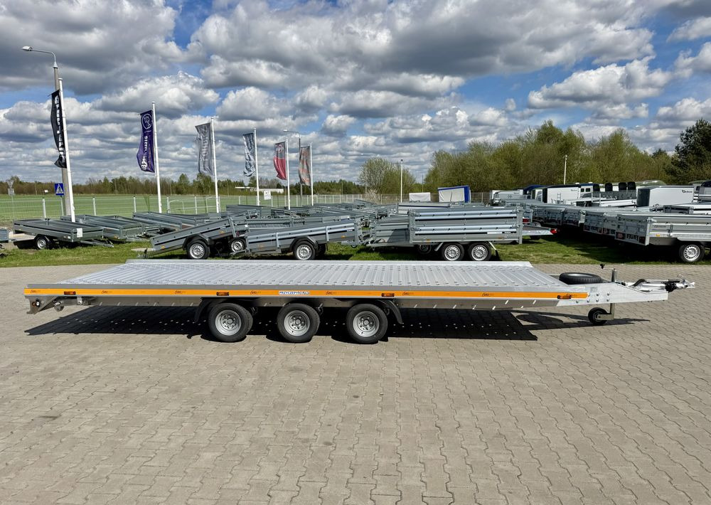 GROMEX L3-3500-6 | 600 x 210 cm / 3500 kg / lampy LED / koło zapasowe / najazdy ALU - Autotransporter trailer: picture 2 GROMEX L3-3500-6 | 600 x 210 cm / 3500 kg / lampy LED / koło zapasowe / najazdy ALU - Autotransporter trailer: picture 2