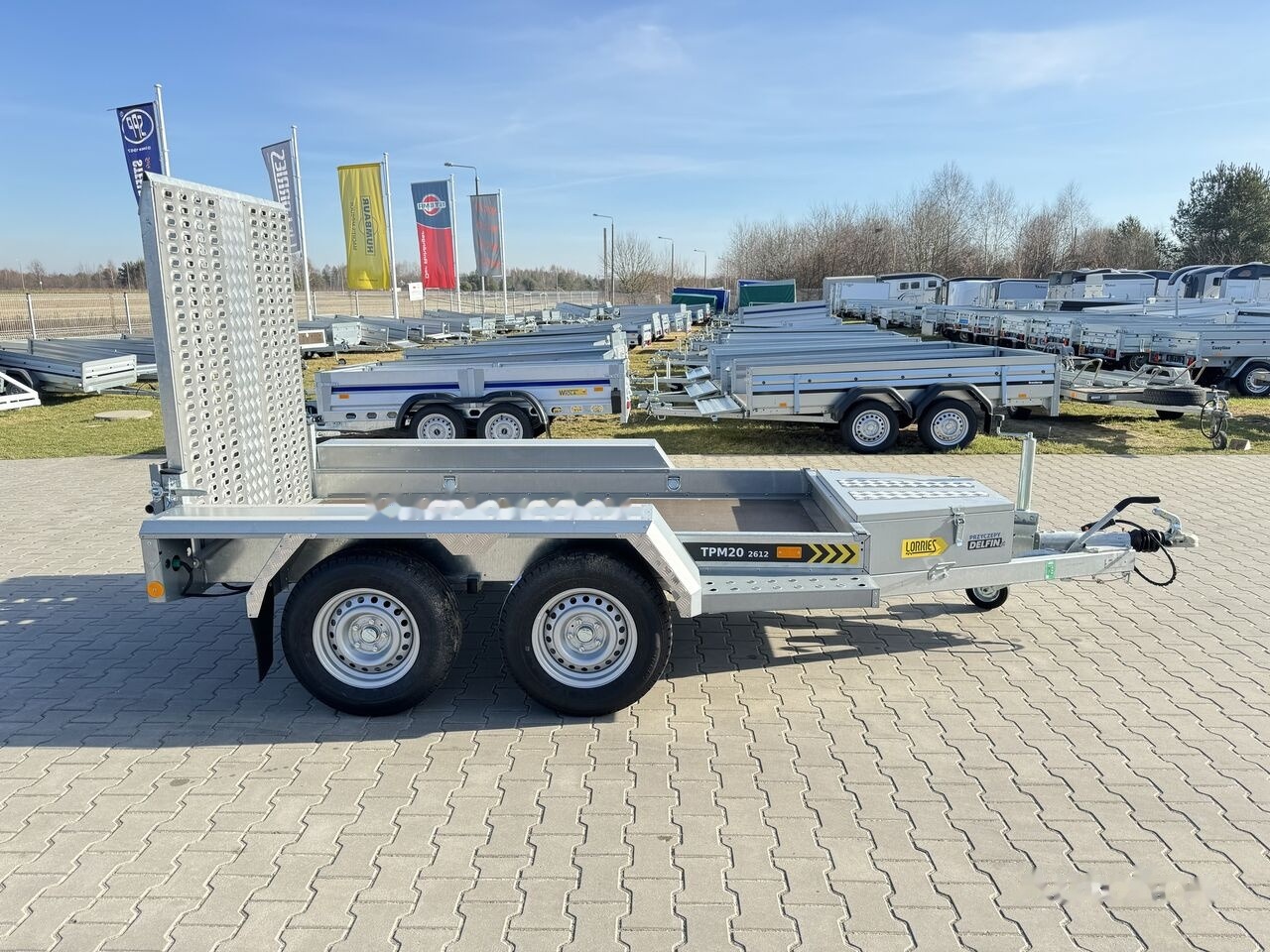 Lorries TPM20 260x120 cm GVW 2700kg machine transporter excavator bobcat - Plant trailer: picture 3 Lorries TPM20 260x120 cm GVW 2700kg machine transporter excavator bobcat - Plant trailer: picture 3