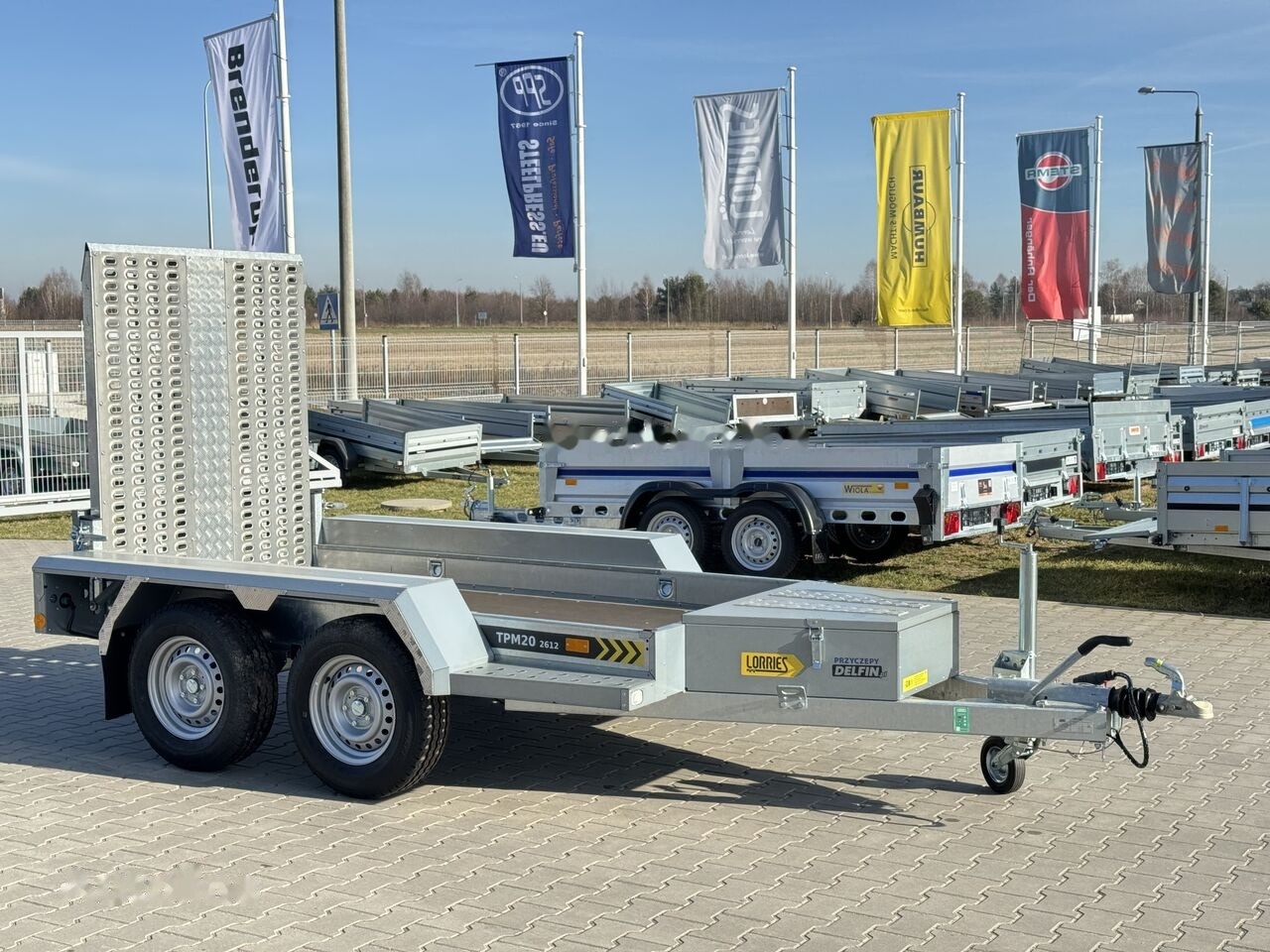 Lorries TPM20 260x120 cm GVW 2700kg machine transporter excavator bobcat - Plant trailer: picture 1 Lorries TPM20 260x120 cm GVW 2700kg machine transporter excavator bobcat - Plant trailer: picture 1