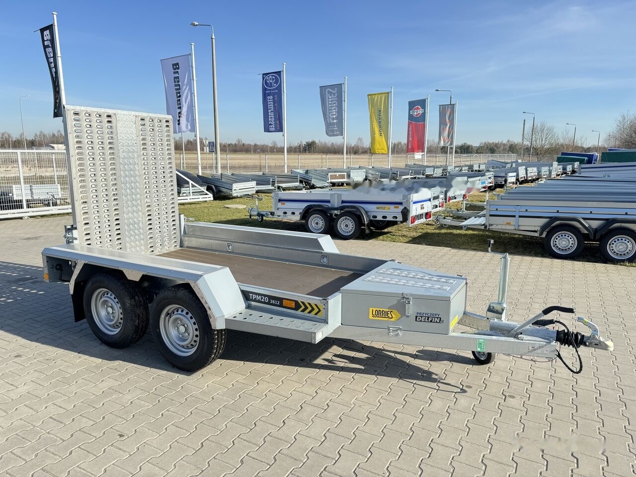 Lorries TPM20 260x120 cm GVW 2700kg machine transporter excavator bobcat - Plant trailer: picture 2 Lorries TPM20 260x120 cm GVW 2700kg machine transporter excavator bobcat - Plant trailer: picture 2