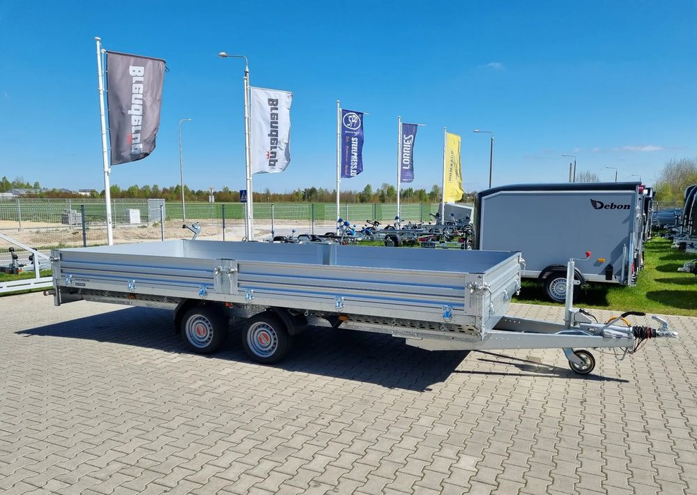 STEMA SHP O2 35-52-22.2 | 510x213 cm ALU 3,5T hamowana - Dropside/ Flatbed trailer: picture 1 STEMA SHP O2 35-52-22.2 | 510x213 cm ALU 3,5T hamowana - Dropside/ Flatbed trailer: picture 1