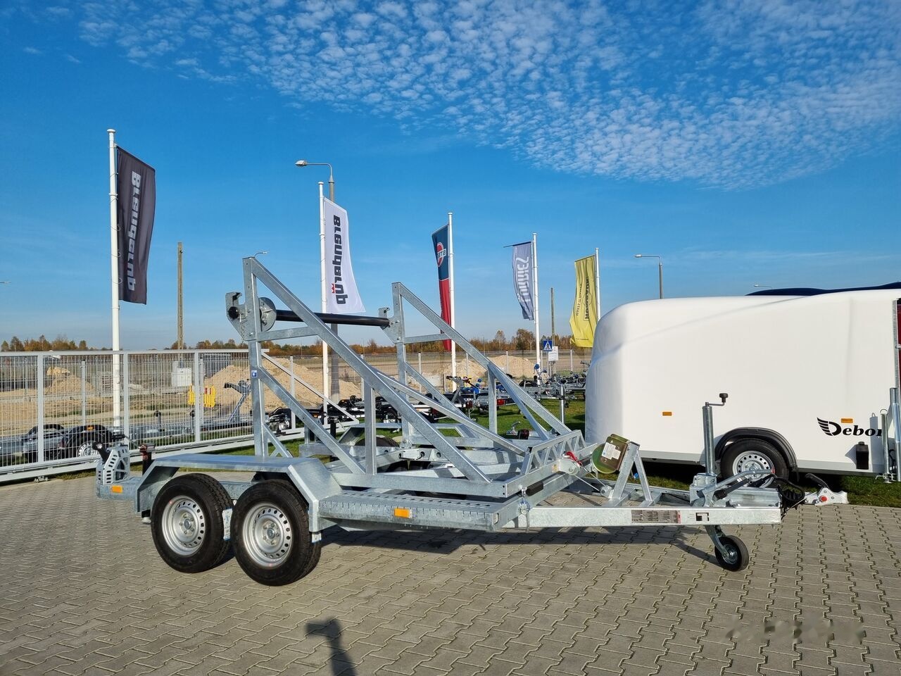 TA-NO DRUM 27.2K20 cable trailer GVW 2700 kg do przewozu kabli kablowa - Cable drum trailer: picture 1 TA-NO DRUM 27.2K20 cable trailer GVW 2700 kg do przewozu kabli kablowa - Cable drum trailer: picture 1