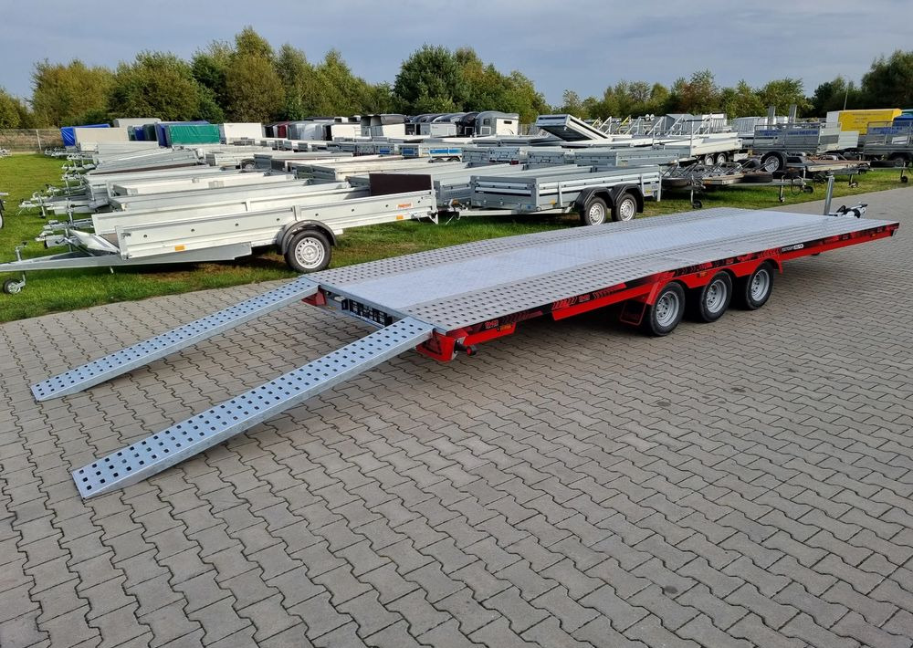 TA-NO TA-NO Scorpio 55 PREMIUM laweta 3 osiowa 5.5m 3500kg DMC najazdy niski załadunek - Autotransporter trailer: picture 4 TA-NO TA-NO Scorpio 55 PREMIUM laweta 3 osiowa 5.5m 3500kg DMC najazdy niski załadunek - Autotransporter trailer: picture 4