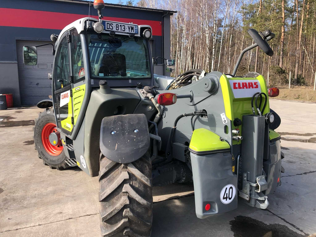 CLAAS SCORPION 7055 Varipower, Klima, Zaczep hydr,Centr smar,z Francji - Telescopic handler: picture 5 CLAAS SCORPION 7055 Varipower, Klima, Zaczep hydr,Centr smar,z Francji - Telescopic handler: picture 5
