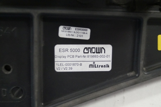 Crown 819883-002-01 | display for ESR5000 lfdnr. 2101 - Dashboard for Material handling equipment: picture 2 Crown 819883-002-01 | display for ESR5000 lfdnr. 2101 - Dashboard for Material handling equipment: picture 2