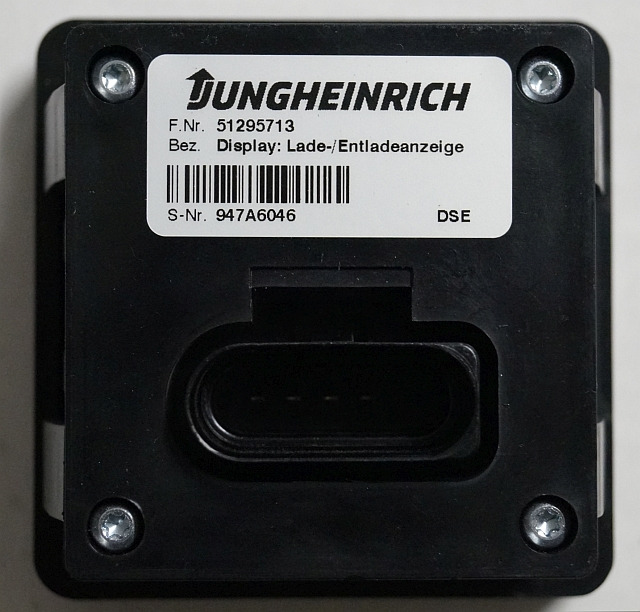 Jungheinrich 51295713 | Battery indicator sn. 947A6046 - Dashboard for Material handling equipment: picture 2 Jungheinrich 51295713 | Battery indicator sn. 947A6046 - Dashboard for Material handling equipment: picture 2