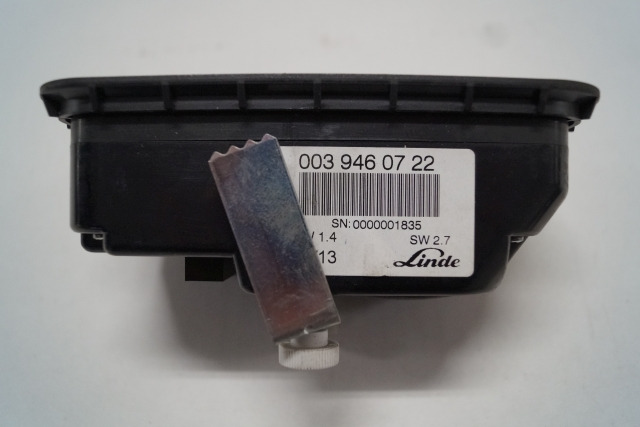 Linde 0039460722 | Display SW2.7 Display SW2.7 - Dashboard for Material handling equipment: picture 2 Linde 0039460722 | Display SW2.7 Display SW2.7 - Dashboard for Material handling equipment: picture 2