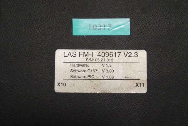 OM Pimespo 409617 | LAS FM-I V2.3 Sw. C167 V3.00 Sw PIC V1.06 LAS for XR14AC yea - ECU for Material handling equipment: picture 2 OM Pimespo 409617 | LAS FM-I V2.3 Sw. C167 V3.00 Sw PIC V1.06 LAS for XR14AC yea - ECU for Material handling equipment: picture 2