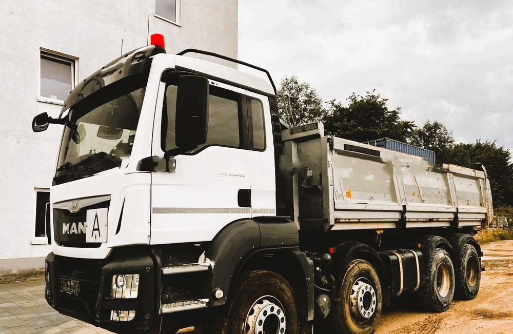 MAN TGS 35.460 I 8X4 I Bordmatik I Meiller 3-stronna wywrotka I Euro 6 I Retarder I - Tipper: picture 1 MAN TGS 35.460 I 8X4 I Bordmatik I Meiller 3-stronna wywrotka I Euro 6 I Retarder I - Tipper: picture 1