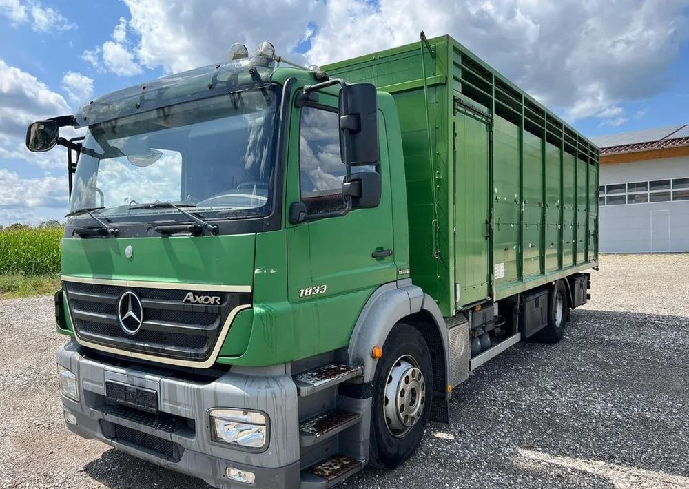 Mercedes-Benz Axor 1833 6x2 | Samochód do transportu bydła | 2009 | 450 000 km - Livestock truck: picture 1 Mercedes-Benz Axor 1833 6x2 | Samochód do transportu bydła | 2009 | 450 000 km - Livestock truck: picture 1