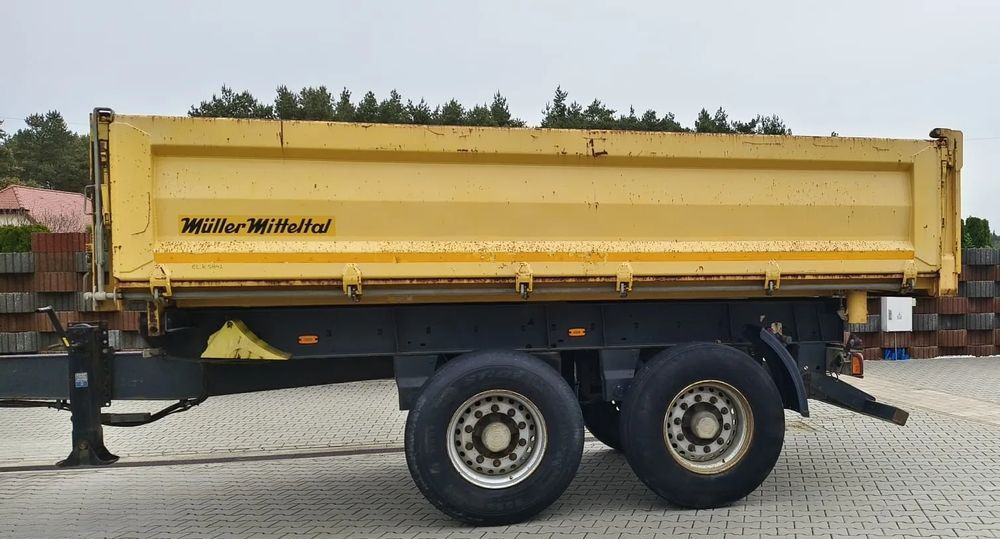 Miller Tandem R180 | Wywrotka 3-stronna | Pneumatyczne zawieszenie | Bordmatik | 2013 | Oś podnoszona - Tipper trailer: picture 3 Miller Tandem R180 | Wywrotka 3-stronna | Pneumatyczne zawieszenie | Bordmatik | 2013 | Oś podnoszona - Tipper trailer: picture 3