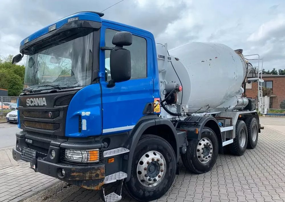 Scania P410 8x4 – Betoniarka Liebherr 9 m³/ Euro 5 / Retarder - Concrete mixer truck: picture 1 Scania P410 8x4 – Betoniarka Liebherr 9 m³/ Euro 5 / Retarder - Concrete mixer truck: picture 1