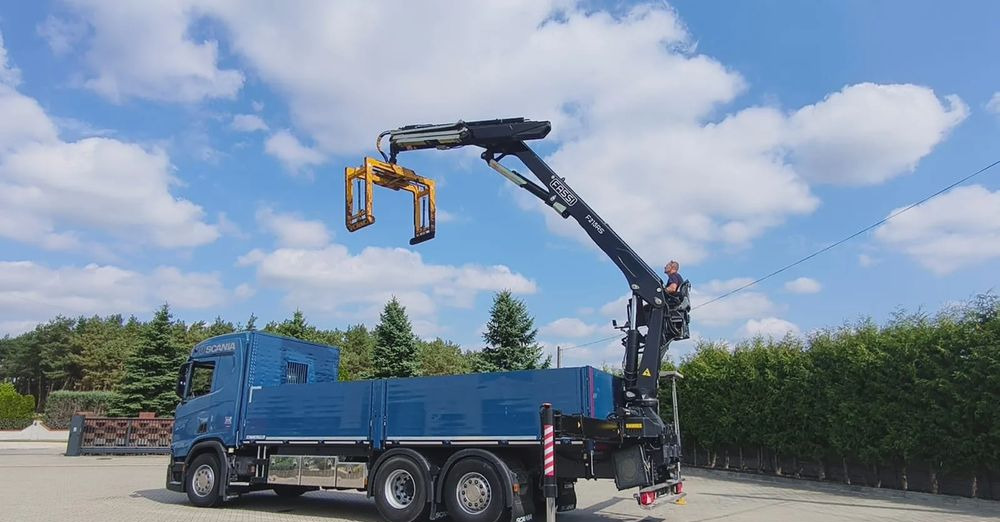 Scania R 500 6x2 z żurawiem Fassi F 215 AS – 2019 – Euro 6 –Retarder -Oś skrętna - Gotowa do pracy! - Crane truck, Dropside/ Flatbed truck: picture 3 Scania R 500 6x2 z żurawiem Fassi F 215 AS – 2019 – Euro 6 –Retarder -Oś skrętna - Gotowa do pracy! - Crane truck, Dropside/ Flatbed truck: picture 3