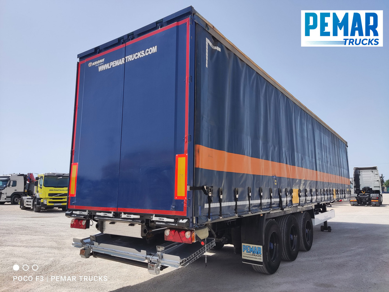 KRONE SD TAUTLINER PLATAFORMA ELEVADORA - Curtainsider semi-trailer: picture 5 KRONE SD TAUTLINER PLATAFORMA ELEVADORA - Curtainsider semi-trailer: picture 5