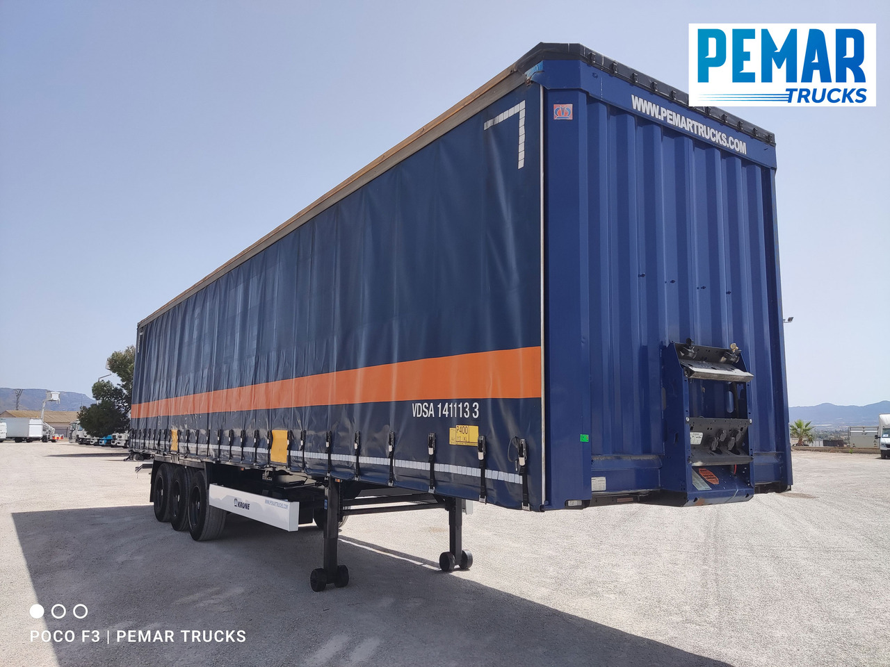 KRONE SD TAUTLINER PLATAFORMA ELEVADORA - Curtainsider semi-trailer: picture 3 KRONE SD TAUTLINER PLATAFORMA ELEVADORA - Curtainsider semi-trailer: picture 3