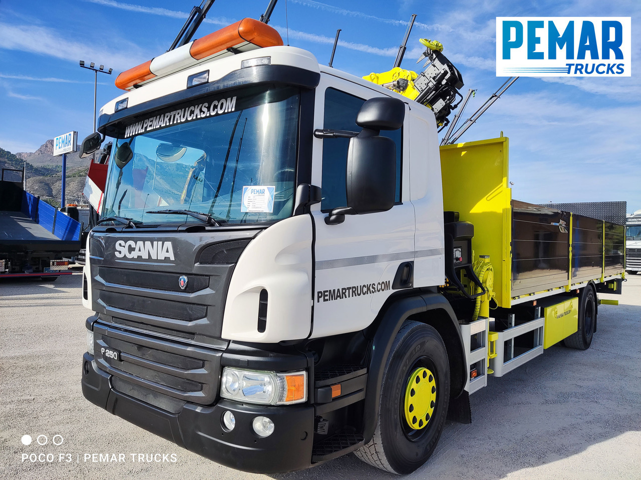 SCANIA P 250 GRUA CAJA FIJA - Crane truck: picture 2 SCANIA P 250 GRUA CAJA FIJA - Crane truck: picture 2