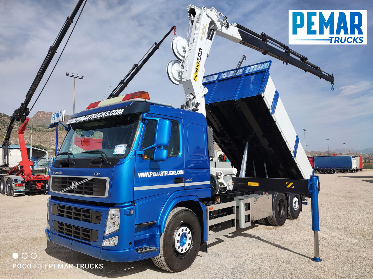 VOLVO FM 400 6X2 GRUA PALFINGER PK 23002 BASCULANTE - Tipper, Crane truck: picture 1 VOLVO FM 400 6X2 GRUA PALFINGER PK 23002 BASCULANTE - Tipper, Crane truck: picture 1