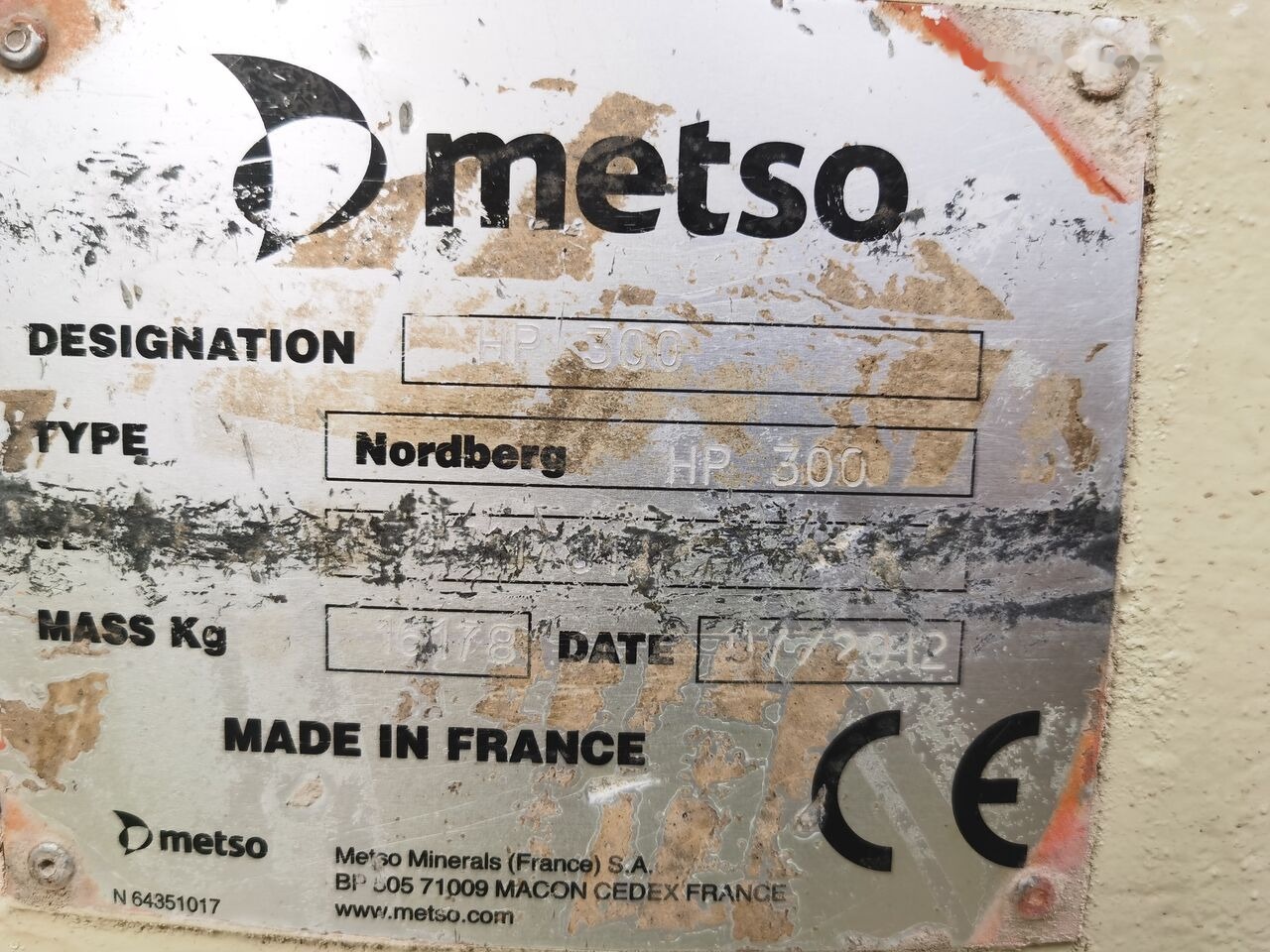 Metso HP300 - Cone crusher: picture 2 Metso HP300 - Cone crusher: picture 2