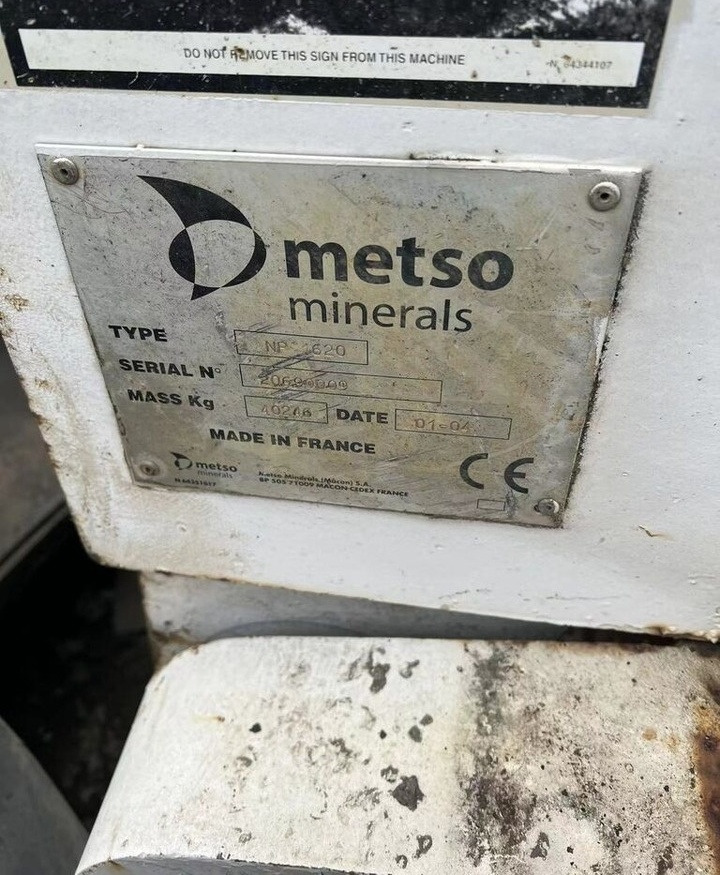 Metso Nordberg NP1620 - Impact crusher: picture 2 Metso Nordberg NP1620 - Impact crusher: picture 2