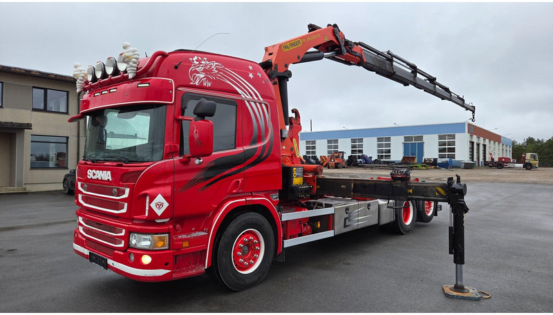 Scania P400 6X2*4 Palfinger PK26002 - Hook lift truck, Crane truck: picture 1 Scania P400 6X2*4 Palfinger PK26002 - Hook lift truck, Crane truck: picture 1