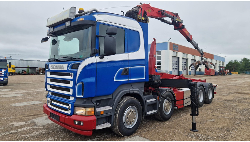 Scania R500 8X4 Epsilon E250Z95 - Hook lift truck, Crane truck: picture 1 Scania R500 8X4 Epsilon E250Z95 - Hook lift truck, Crane truck: picture 1