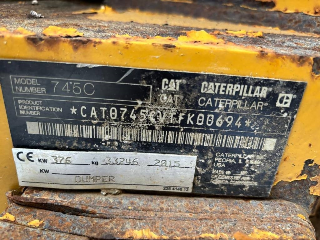CAT 745 C (Under Preparation) - Articulated dumper: picture 2 CAT 745 C (Under Preparation) - Articulated dumper: picture 2