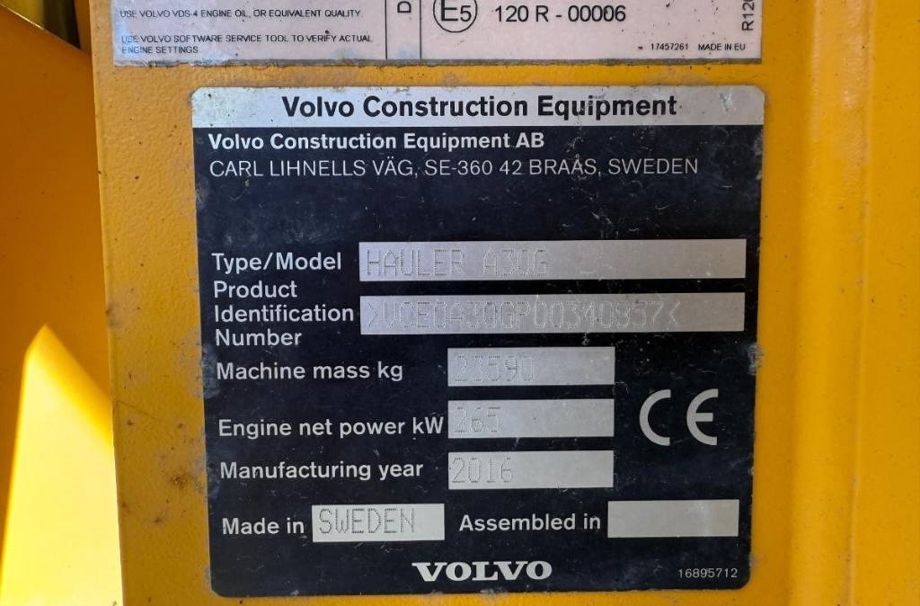 Volvo A 30 G (On Transport) - Articulated dumper: picture 2 Volvo A 30 G (On Transport) - Articulated dumper: picture 2