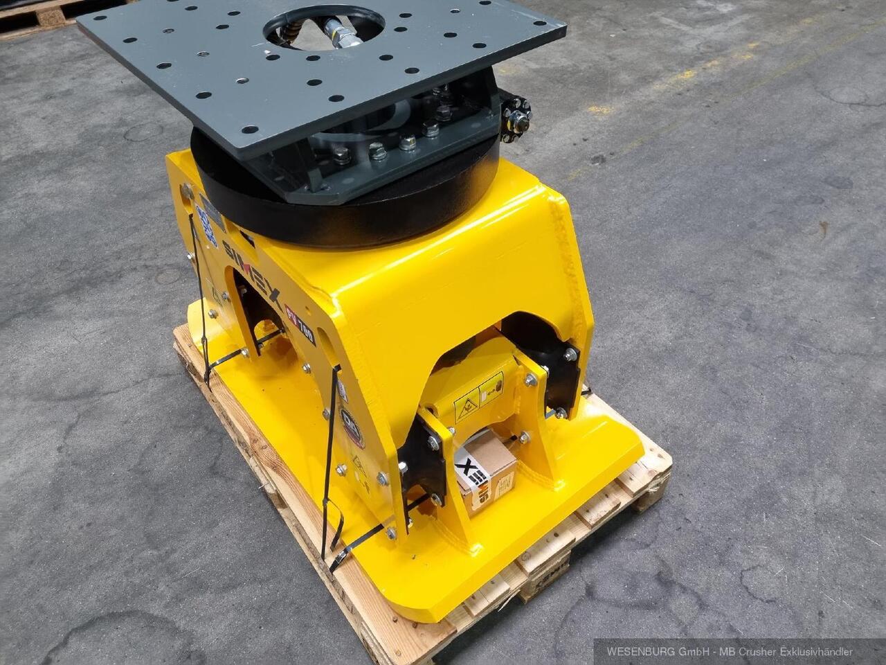 Simex Anbauverdichter PV700 inkl. Drehwerk Anbauklasse 12 - 25 t - Attachment, Vibratory plate for Excavator: picture 2 Simex Anbauverdichter PV700 inkl. Drehwerk Anbauklasse 12 - 25 t - Attachment, Vibratory plate for Excavator: picture 2
