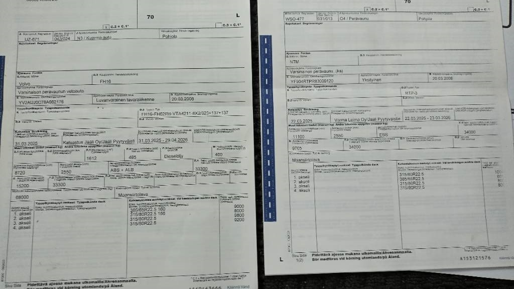 Leasing of Volvo FH16 8x2 kasetti +4 aks kärry, KHT automaatti Volvo FH16 8x2 kasetti +4 aks kärry, KHT automaatti: picture 13 Leasing of Volvo FH16 8x2 kasetti +4 aks kärry, KHT automaatti Volvo FH16 8x2 kasetti +4 aks kärry, KHT automaatti: picture 13