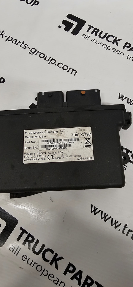 DAF DAF XF, CF XF106 EURO6 emission ML30 Microlise tracking unit, MTU4-A, ML30-CTN-A-VMD, ML30-CTN-A-VGD - ECU: picture 2 DAF DAF XF, CF XF106 EURO6 emission ML30 Microlise tracking unit, MTU4-A, ML30-CTN-A-VMD, ML30-CTN-A-VGD - ECU: picture 2