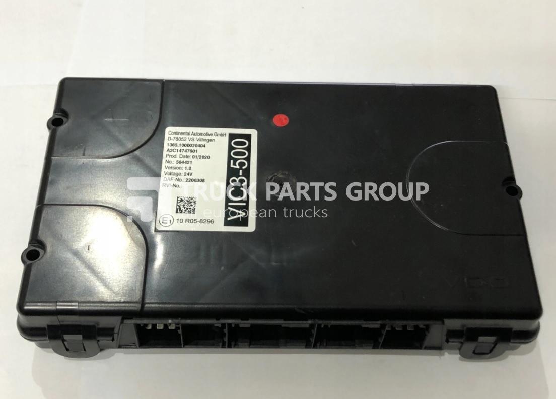 DAF XF, CF EURO6, EURO 6 emission 106 XF, VIC3 control unit unit, VIC 3, 2206308, 2206310, 2206309, 2139671 - ECU for Truck: picture 1 DAF XF, CF EURO6, EURO 6 emission 106 XF, VIC3 control unit unit, VIC 3, 2206308, 2206310, 2206309, 2139671 - ECU for Truck: picture 1