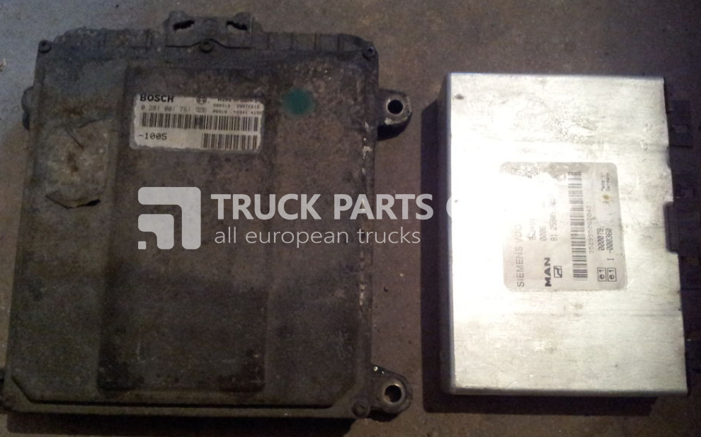 MAN ECU, D2876LF04, EDC BOSCH 0281001761, FFR 81258057052, 410PS, 46 control unit - ECU for Truck: picture 1 MAN ECU, D2876LF04, EDC BOSCH 0281001761, FFR 81258057052, 410PS, 46 control unit - ECU for Truck: picture 1